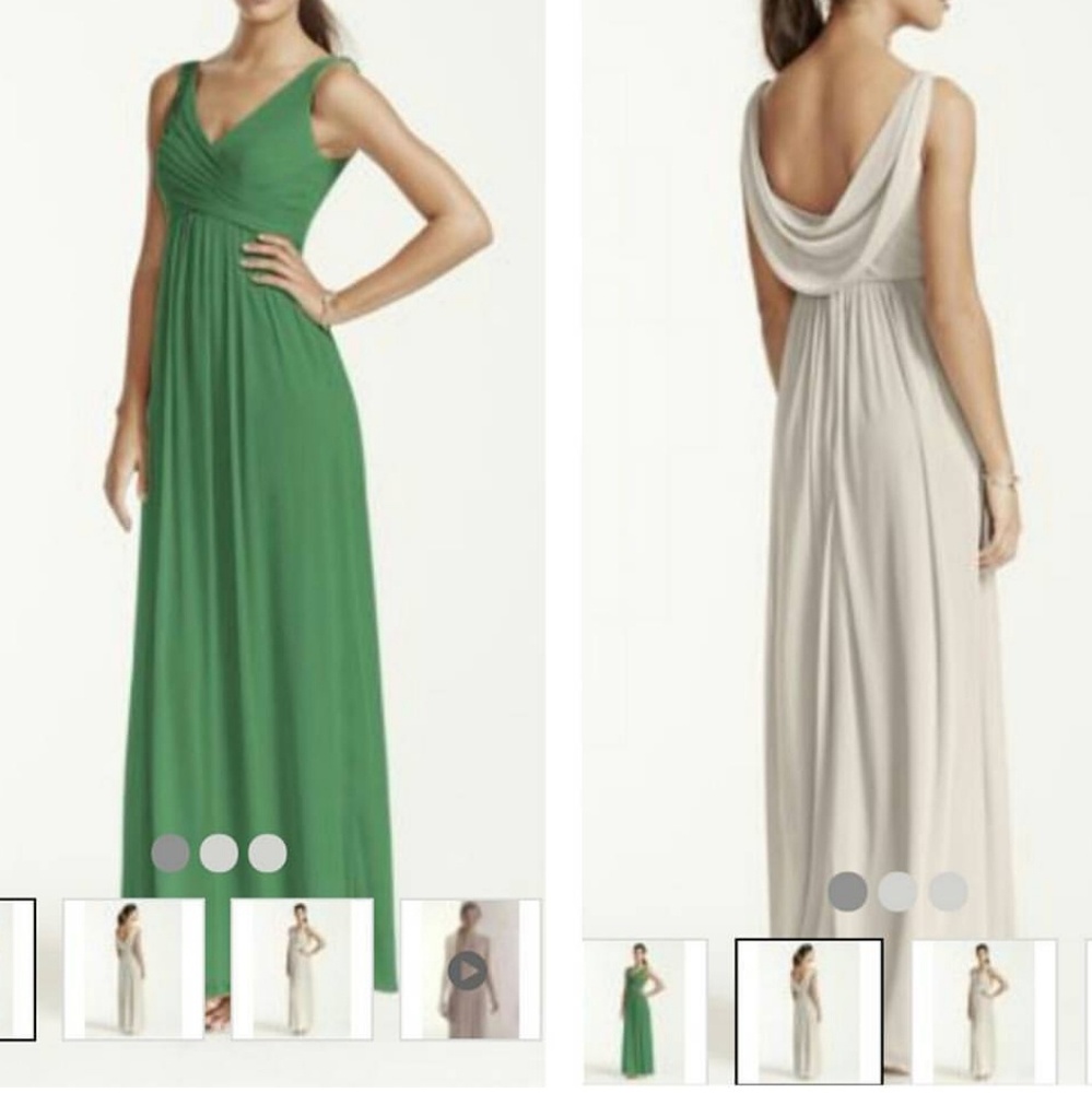 David's Bridal Bridesmaid Flowy Dress